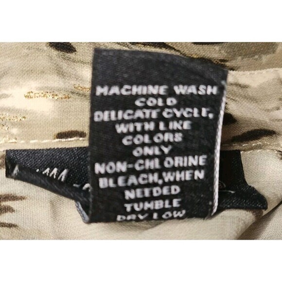 Maggie Barnes Womens Leopard Print Blouse 5x (34/36W) - Vintage - Picture 4 of 8